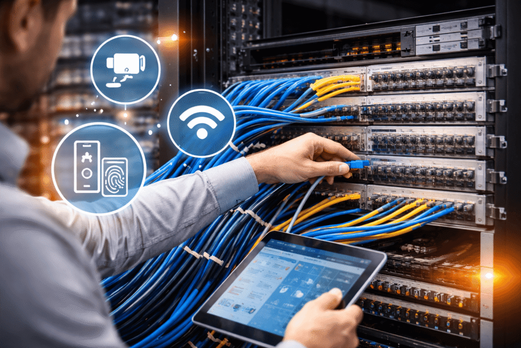 Structured Cabling for CCTV, Access Control, and Wi-Fi in Dubai 1 Best structured cabling in Dubai