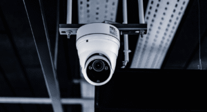 SIRA approved CCTV camera installed for commercial security in Dubai