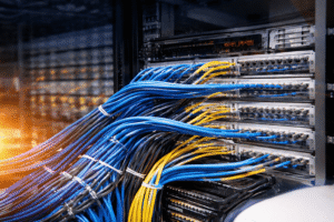 Structured cabling infrastructure for CCTV access control and Wi-Fi networks in Dubai