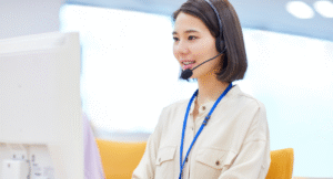 Call center team using outbound dialers in Dubai call centers to improve sales performance