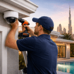 Best CCTV Installation Company in Dubai for Homes & Businesses 3 Professional CCTV camera installation for home security in Dubai by expert technicians