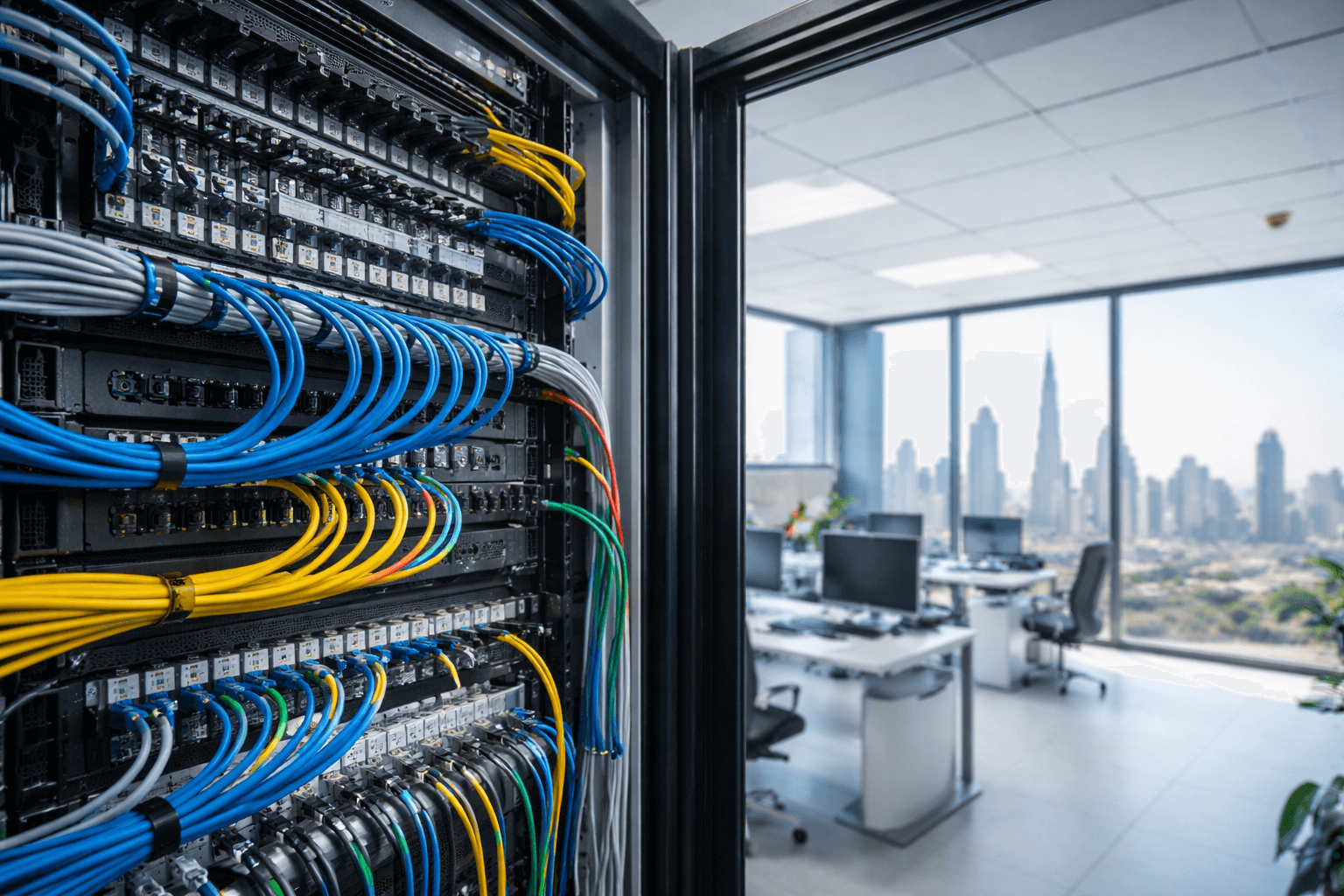 Structured Cabling in Dubai: How It Improves Network Performance in Modern Offices