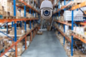 SIRA Approved CCTV Company in Dubai installing compliant surveillance system in warehouse