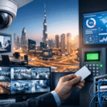How an ELV Company in Dubai Improves Building Security and Connectivity 3 ELV security systems in Dubai including CCTV surveillance, access control, and structured cabling for smart building security