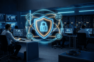 Cyber security solutions in UAE protecting business data from ransomware and phishing attacks with advanced digital protection system