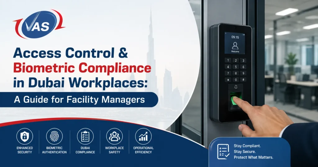 Access Control Biometric Compliance in Dubai Workplaces A Guide for Facility Managers - Vas Technologies Access Control & Biometric Compliance in Dubai Workplaces A Guide for Facility Managers