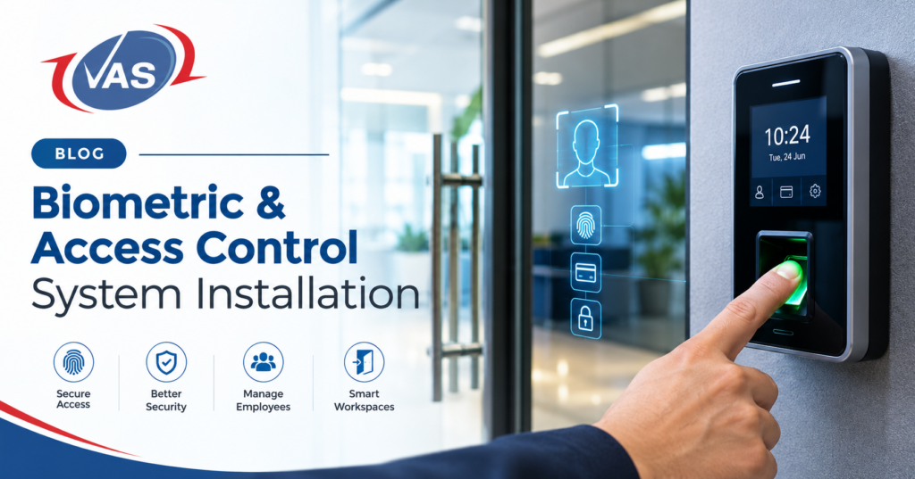 Biometric Access Control System Installation - Vas Technologies Biometric & Access Control System Installation